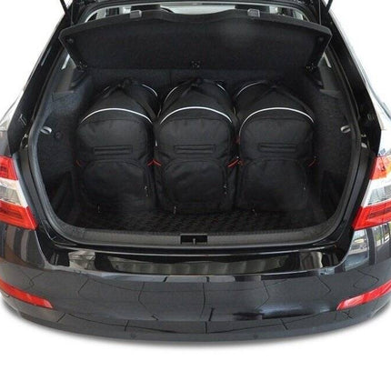 Kjust Kjust Reistassenset voor Skoda Octavia 5-deurs 2013-2020 - Set van 5 Tassen met 3 Roltassen en 2 Sporttassen Harvest Automotive 3