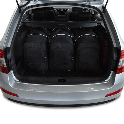 Kjust Kjust Reistassenset voor Skoda Octavia stationwagen 2013-2020 - Set van 5 Tassen met 3 Roltassen en 2 Vliegtuigtassen Harvest Automotive 3