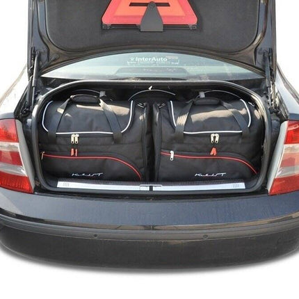 Kjust Kjust Reistassenset voor Skoda Superb Sedan 2002-2008 - Set van 5 Tassen met 3 Roltassen en 2 Sporttassen Harvest Automotive 1