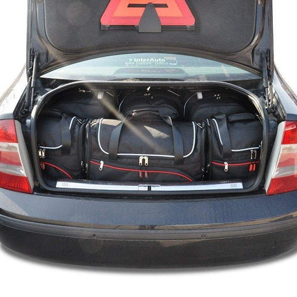 Kjust Kjust Reistassenset voor Skoda Superb Sedan 2002-2008 - Set van 5 Tassen met 3 Roltassen en 2 Vliegtuigtassen Harvest Automotive 1