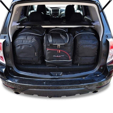 Kjust Kjust Reistassenset voor Subaru Forester 2008-2013 - Set van 4 Tassen met 2 Roltassen en 2 Sporttassen Harvest Automotive 1