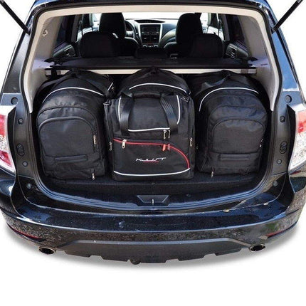 Kjust Kjust Reistassenset voor Subaru Forester 2008-2013 - Set van 4 Tassen met 3 Roltassen en 1 Vliegtuigtas Harvest Automotive 1