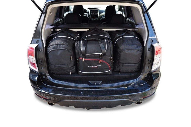 Kjust Kjust Reistassenset voor Subaru Forester 2008-2013 - Set van 4 Tassen met 3 Roltassen en 1 Vliegtuigtas Harvest Automotive 1