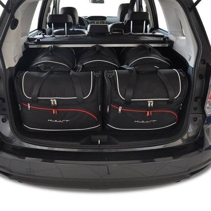 Kjust Kjust Reistassenset voor Subaru Forester 2013-2019 - Set van 5 Tassen met 3 Roltassen en 2 Vliegtuigtassen Harvest Automotive 1