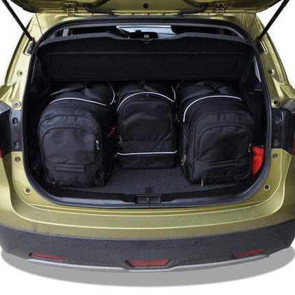 Kjust Kjust Reistassenset voor Suzuki SX4 S-Cross 2013-2021 - Set van 4 Tassen met 2 Roltassen 1 Sporttas en 1 Vliegtuigtas Harvest Automotive 2