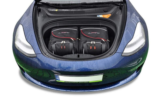 Kjust Kjust Reistassenset voor Tesla Model 3 2016-2023 - Set van 2 Tassen met 2 Vliegtuigtassen Harvest Automotive 1