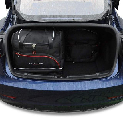 Kjust Kjust Reistassenset voor Tesla Model 3 2016-2023 - Set van 5 Tassen met 2 Roltassen en 3 Sporttassen Harvest Automotive 2