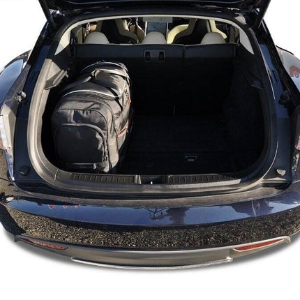 Kjust Kjust Reistassenset voor Tesla Model S vanaf 2014 - Set van 4 Tassen met 3 Roltassen en 1 Sporttas Harvest Automotive 4