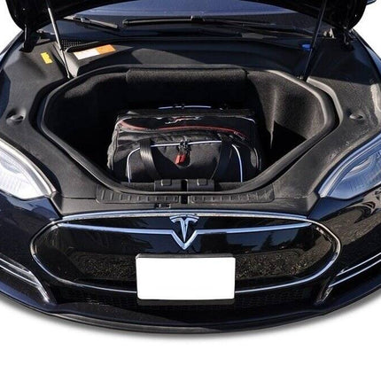 Kjust Kjust Reistassenset voor Tesla Model S vanaf 2014 - Set van 6 Tassen met 3 Roltassen 2 Sporttassen en 1 Vliegtuigtas Harvest Automotive 2