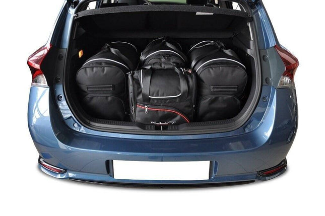 Kjust Kjust Reistassenset voor Toyota Auris 5-deurs 2012-2018 - Set van 4 Tassen met 2 Roltassen 1 Sporttas en 1 Vliegtuigtas Harvest Automotive 1