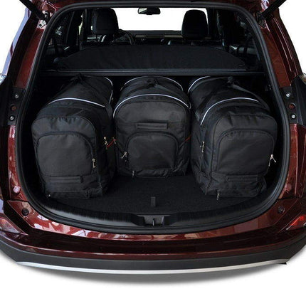 Kjust Kjust Reistassenset voor Toyota RAV 4 5-deurs 2013-2019 - Set van 4 Tassen met 3 Roltassen en 1 Sporttas Harvest Automotive 2