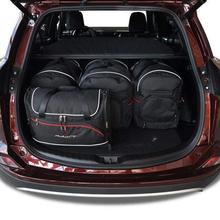 Kjust Kjust Reistassenset voor Toyota RAV 4 5-deurs 2013-2019 - Set van 5 Tassen met 3 Roltassen en 2 Vliegtuigtassen Harvest Automotive 2
