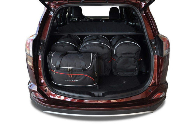 Kjust Kjust Reistassenset voor Toyota RAV 4 5-deurs 2013-2019 - Set van 5 Tassen met 3 Roltassen en 2 Vliegtuigtassen Harvest Automotive 2