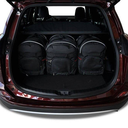 Kjust Kjust Reistassenset voor Toyota RAV 4 5-deurs 2013-2019 - Set van 5 Tassen met 3 Roltassen en 2 Vliegtuigtassen Harvest Automotive 3