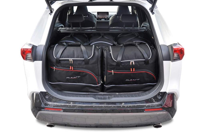 Kjust Kjust Reistassenset voor Toyota RAV 4 5-deurs 2019-2026 - Set van 5 Tassen met 3 Roltassen en 2 Sporttassen Harvest Automotive 1