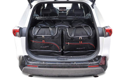 Kjust Reistassenset voor Toyota RAV 4 5-deurs 2019-2026 - Set van 5 Tassen met 3 Roltassen en 2 Sporttassen