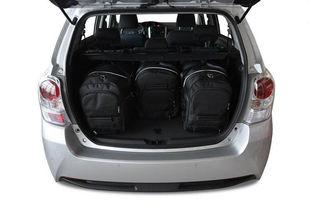 Kjust Kjust Reistassenset voor Toyota Verso 2009-2019 - Set van 4 Tassen met 3 Roltassen en 1 Vliegtuigtas Harvest Automotive 2
