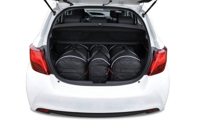 Kjust Kjust Reistassenset voor Toyota Yaris 5-deurs 2011-2020 - Set van 3 Tassen met 2 Roltassen en 1 Vliegtuigtas Harvest Automotive 1