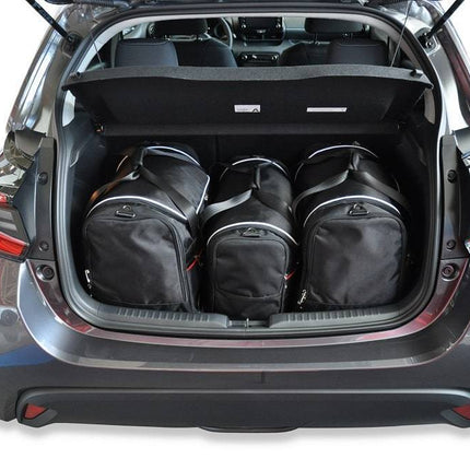 Kjust Kjust Reistassenset voor Toyota Yaris 5-deurs vanaf 2020 - Set van 3 Tassen met 2 Sporttassen en 1 Vliegtuigtas Harvest Automotive 1