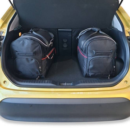 Kjust Kjust Reistassenset voor Toyota Yaris Cross vanaf 2021 - Set van 4 Tassen met 2 Roltassen 1 Sporttas en 1 Vliegtuigtas Harvest Automotive 7