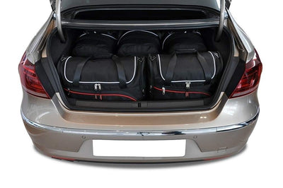 Kjust Reistassenset voor Volkswagen CC 2012-2017 - Set van 5 Tassen met 3 Roltassen en 2 Vliegtuigtassen