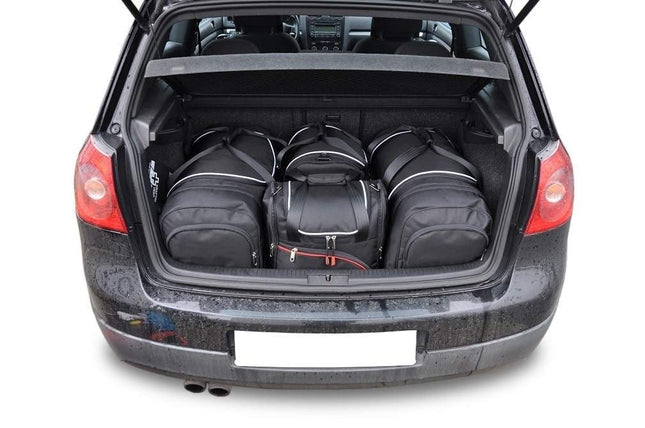 Kjust Kjust Reistassenset voor Volkswagen Golf 5-deurs 2004-2008 - Set van 4 Tassen met 2 Roltassen 1 Sporttas en 1 Vliegtuigtas Harvest Automotive 1