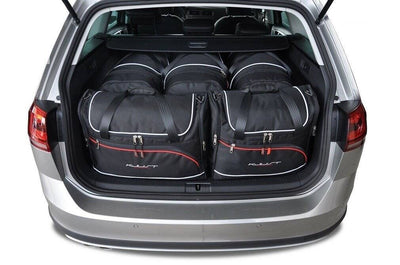 Kjust Reistassenset voor Volkswagen Golf Alltrack 2015-2020 - Set van 5 Tassen met 3 Roltassen en 2 Vliegtuigtassen