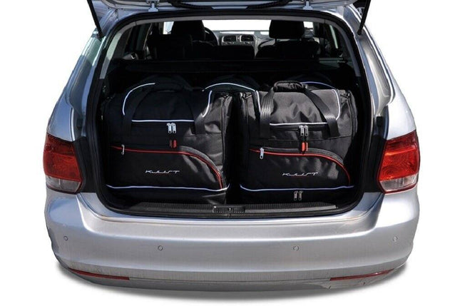 Kjust Kjust Reistassenset voor Volkswagen Golf stationwagen 2009-2013 - Set van 5 Tassen met 3 Roltassen en 2 Sporttassen Harvest Automotive 1
