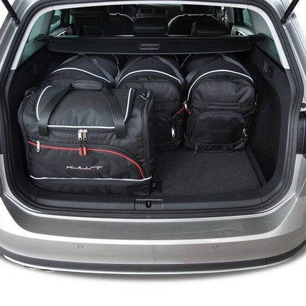 Kjust Kjust Reistassenset voor Volkswagen Golf stationwagen 2013-2020 - Set van 5 Tassen met 3 Roltassen en 2 Sporttassen Harvest Automotive 2