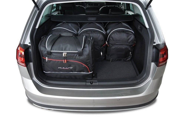 Kjust Kjust Reistassenset voor Volkswagen Golf stationwagen 2013-2020 - Set van 5 Tassen met 3 Roltassen en 2 Sporttassen Harvest Automotive 2