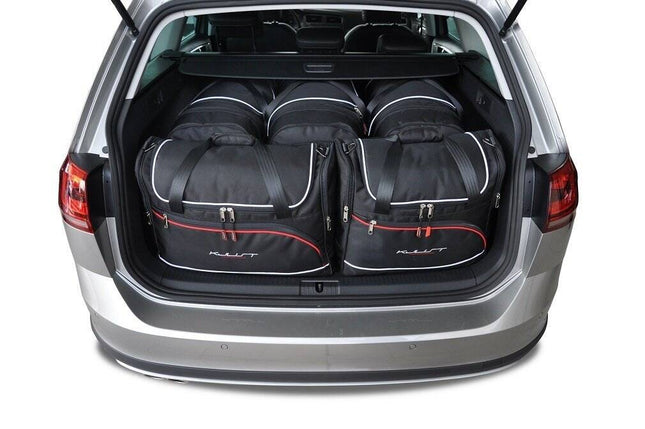 Kjust Kjust Reistassenset voor Volkswagen Golf stationwagen 2013-2020 - Set van 5 Tassen met 3 Roltassen en 2 Vliegtuigtassen Harvest Automotive 1