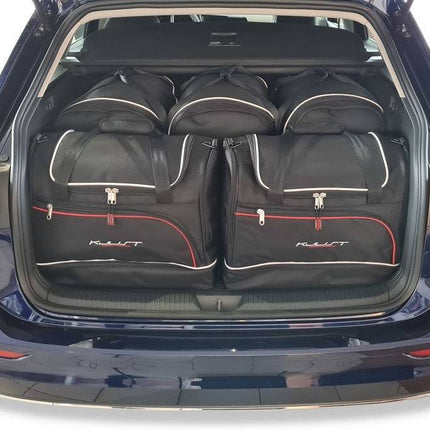 Kjust Kjust Reistassenset voor Volkswagen Golf stationwagen vanaf 2020 - Set van 5 Tassen met 3 Roltassen en 2 Sporttassen Harvest Automotive 1