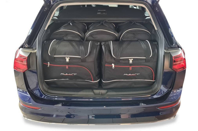 Kjust Kjust Reistassenset voor Volkswagen Golf stationwagen vanaf 2020 - Set van 5 Tassen met 3 Roltassen en 2 Sporttassen Harvest Automotive 1