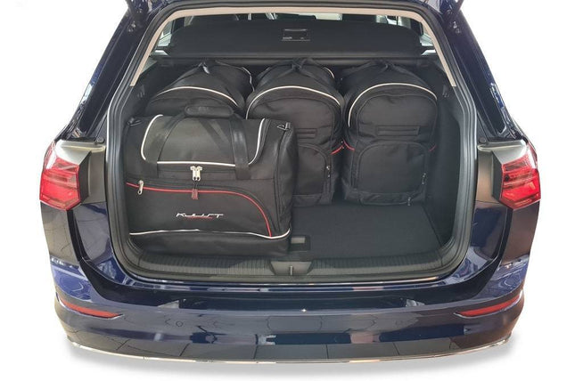 Kjust Kjust Reistassenset voor Volkswagen Golf stationwagen vanaf 2020 - Set van 5 Tassen met 3 Roltassen en 2 Sporttassen Harvest Automotive 2