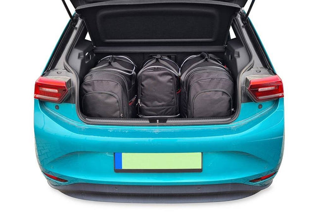Kjust Kjust Reistassenset voor Volkswagen ID.3 vanaf 2020 - Set van 4 Tassen met 2 Roltassen 1 Sporttas en 1 Vliegtuigtas Harvest Automotive 2