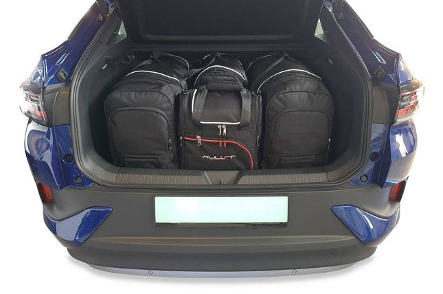 Kjust Kjust Reistassenset voor Volkswagen ID.5 vanaf 2022 - Set van 4 Tassen met 2 Roltassen 1 Sporttas en 1 Vliegtuigtas Harvest Automotive 1