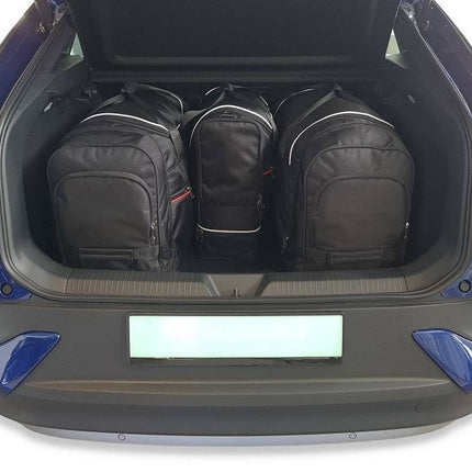 Kjust Kjust Reistassenset voor Volkswagen ID.5 vanaf 2022 - Set van 4 Tassen met 2 Roltassen 1 Sporttas en 1 Vliegtuigtas Harvest Automotive 5