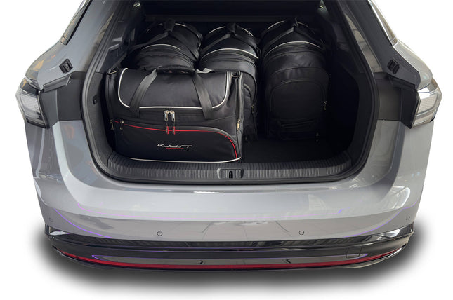 Kjust Kjust Reistassenset voor Volkswagen ID.7 vanaf 2023 - Set van 5 Tassen met 3 Roltassen en 2 Vliegtuigtassen Harvest Automotive 2