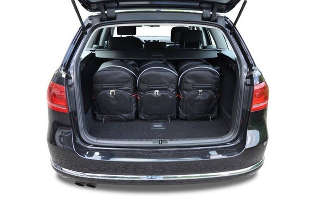 Kjust Kjust Reistassenset voor Volkswagen Passat Alltrack 2012-2015 - Set van 5 Tassen met 3 Roltassen en 2 Sporttassen Harvest Automotive 2