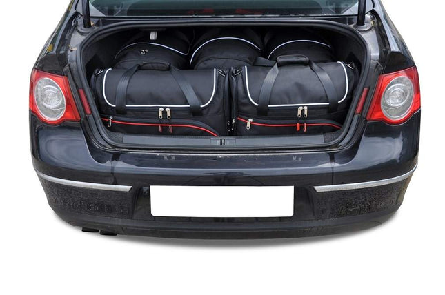Kjust Kjust Reistassenset voor Volkswagen Passat Sedan 2005-2011 - Set van 5 Tassen met 3 Roltassen en 2 Vliegtuigtassen Harvest Automotive 1