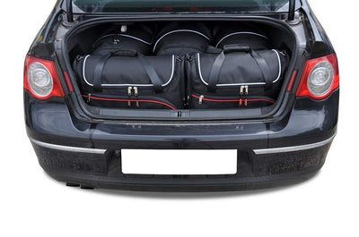 Kjust Reistassenset voor Volkswagen Passat Sedan 2005-2011 - Set van 5 Tassen met 3 Roltassen en 2 Vliegtuigtassen