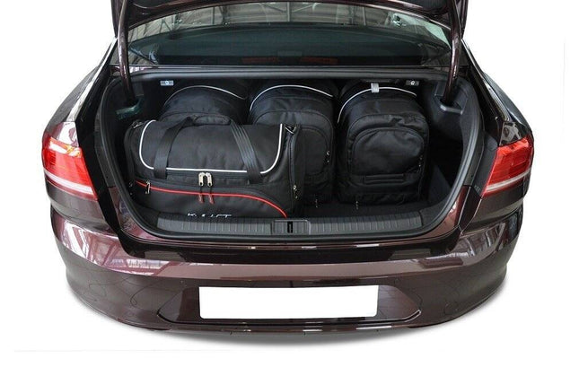 Kjust Kjust Reistassenset voor Volkswagen Passat Sedan 2014-2024 - Set van 5 Tassen met 3 Roltassen en 2 Vliegtuigtassen Harvest Automotive 2