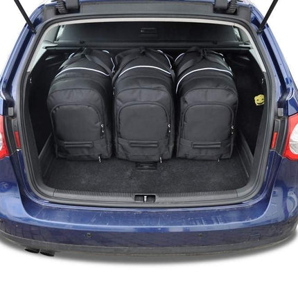 Kjust Kjust Reistassenset voor Volkswagen Passat Variant 2005-2011 - Set van 5 Tassen met 3 Roltassen en 2 Vliegtuigtassen Harvest Automotive 3