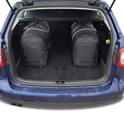 Kjust Kjust Reistassenset voor Volkswagen Passat Variant 2005-2011 - Set van 5 Tassen met 3 Roltassen en 2 Vliegtuigtassen Harvest Automotive 4