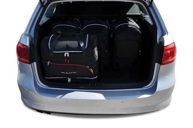 Kjust Kjust Reistassenset voor Volkswagen Passat Variant 2011-2014 - Set van 5 Tassen met 3 Roltassen en 2 Sporttassen Harvest Automotive 2