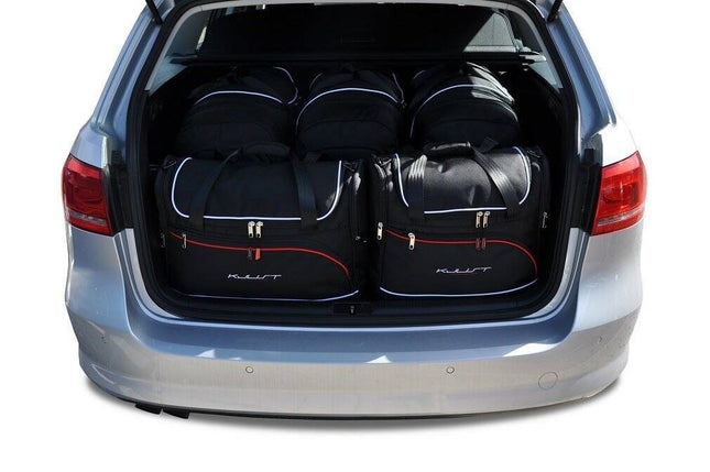 Kjust Kjust Reistassenset voor Volkswagen Passat Variant 2011-2014 - Set van 5 Tassen met 3 Roltassen en 2 Vliegtuigtassen Harvest Automotive 1
