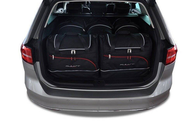 Kjust Kjust Reistassenset voor Volkswagen Passat Variant 2014-2024 - Set van 5 Tassen met 3 Roltassen en 2 Sporttassen Harvest Automotive 1