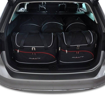 Kjust Kjust Reistassenset voor Volkswagen Passat Variant 2014-2024 - Set van 5 Tassen met 3 Roltassen en 2 Vliegtuigtassen Harvest Automotive 1