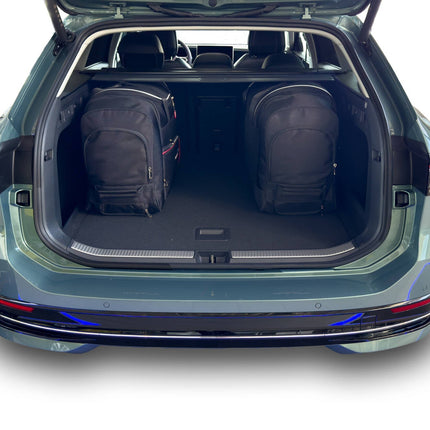 Kjust Kjust Reistassenset voor Volkswagen Passat Variant vanaf 2024 - Set van 5 Tassen met 3 Roltassen en 2 Vliegtuigtassen Harvest Automotive 4