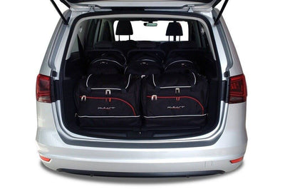 Kjust Reistassenset voor Volkswagen Sharan vanaf 2010 - Set van 5 Tassen met 3 Roltassen en 2 Sporttassen